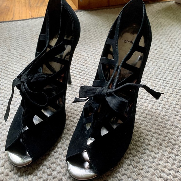 Suede TOPSHOP HEELS - Picture 3 of 6